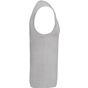 Kariban Pull col V sans manches grey_melange