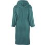 The One Towelling Bathrobe Hooded petrol