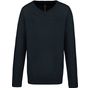 kariban Pull col V enfant navy