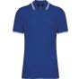 Kariban Polo homme manches courtes à liserés contrastés royal_blue/white