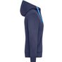 James&Nicholson Ladies' Lifestyle Zip-Hoody navy/cobalt