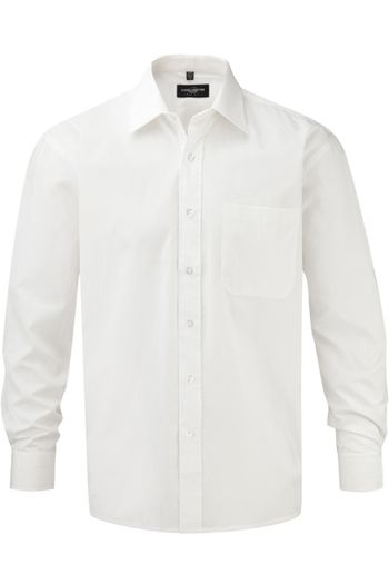 Image produit Men’s long sleeve classic pure cotton poplin shirt