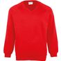 Maddins Sweat-shirt col V Coloursure™ red