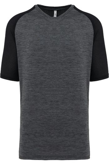 Image produit T-shirt de padel bicolore à manches raglan homme