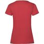 fruit of the loom Tee-shirt femme Valueweight rouge