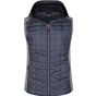 James&Nicholson Ladies´ Knitted Hybrid Vest light_melange/anthracite_melange