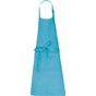 Kariban Tablier avec poche en coton Bio sea_turquoise