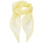 Premier Foulard en mousseline colours collection pour femme lemon