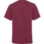 fruit of the loom Kids valueweight T heather red