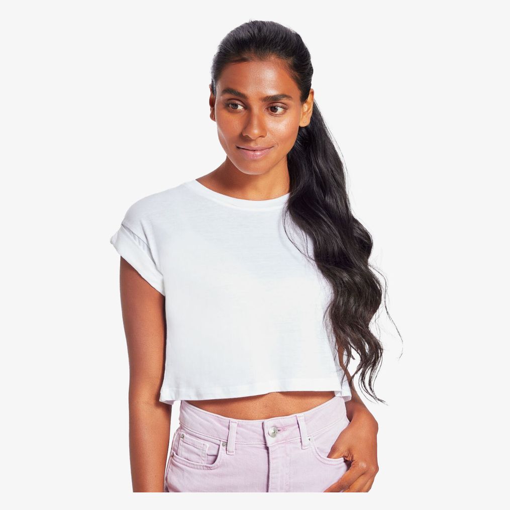 Women's crop top T mantis