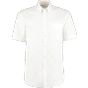 Kustom Kit Premium Oxford Shirt Short Sleeve White