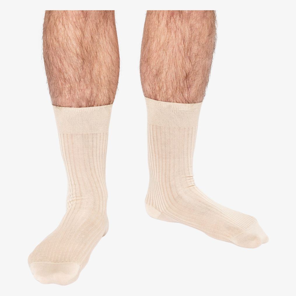 Chaussettes coton rib 4x2 fil d'Écosse homme Kariban Premium