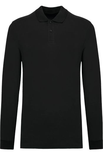 Image produit Polo piqué manches longues Bio180 homme
