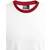 Promodoro Men´s Contrast-T white/red