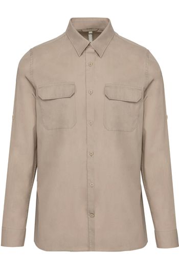 Chemise safari manches longues homme