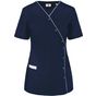 WK Designed To Work Blouse polycoton avec boutons-pression femme navy