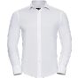 Russell Chemise stretch ajustée manches longues homme white
