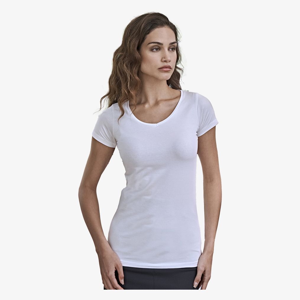 Ladies Stretch Tee Extra Long tee jays