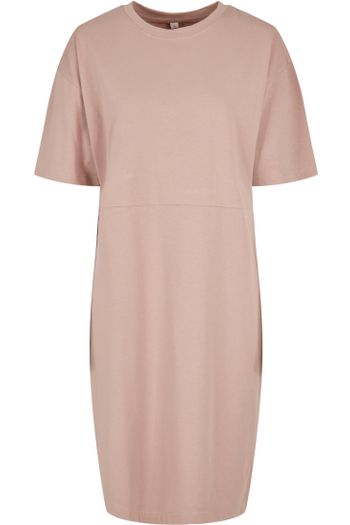 Ladies Organic Oversized Slit Tee Dress