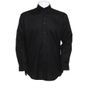 kustom kit Promotional Oxford Shirt Long Sleeve black