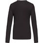 kariban T-shirt col V manches longues femme dark_grey