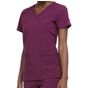 Dickies Medical Haut cache cœur femme wine