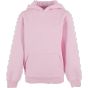 Build Your Brand Kids Fluffy Hoody Soft pink