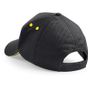 Beechfield Casquette Ultimate 5 panneaux à visière sandwich black/yellow