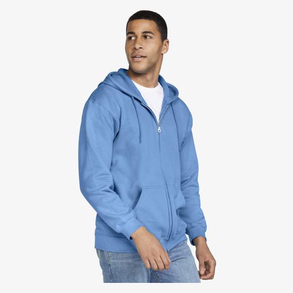 Gildan heavy blend full 2025 zip hooded sweatshirt 18600