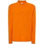 JHK Polo regular man long sleeves orange
