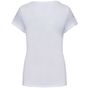 kariban T-shirt col rond manches courtes femme white