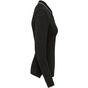 Kariban Polo maille piquée manches longues femme black/light_grey/white