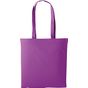 Nutshell Sac de courses en coton avec anses longues magenta