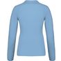 Kariban Polo piqué manches longues femme  sky_blue