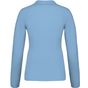 kariban Polo piqué manches longues femme  sky_blue