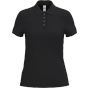 iDeal Basic Brand Polo piqué femme 200 ideal_black