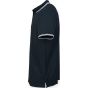 Henbury Men's coolplus tipped polo shirt navy/white