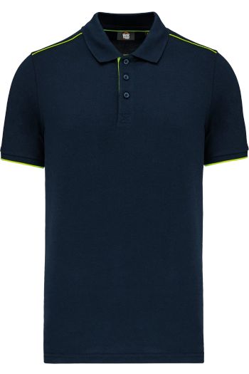 Polo Day To Day contrasté manches courtes homme