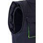 Velilla Gilet matelassé bicolore multipoches navy/lime