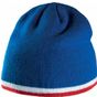 K-up Bonnet bande bicolore contrastée royal_blue/white/red