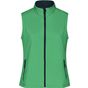 James&Nicholson Ladies´ Promo Softshell Vest green/navy