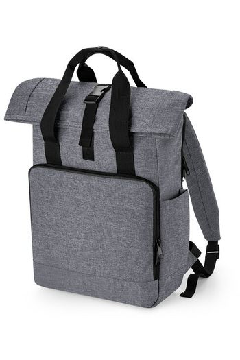 Image produit Sac à dos pour ordinateur avec rabat enroulable et double anses recyclé