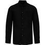 Kariban Chemise col mao manches longues black