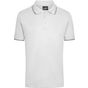 James&Nicholson Mens Polo white/navy
