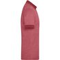 James&Nicholson Men´s Heather Polo wine_melange/wine