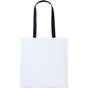 Nutshell Cabas en coton anses longues université white/oxford_navy