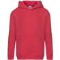 fruit of the loom Premium Hooded Sweat Kids rouge