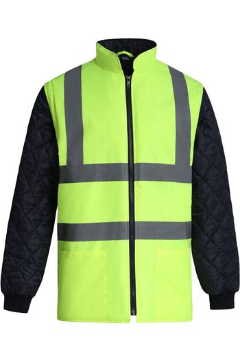 Image produit  Veste matelassée haute visibilité avec manches détachables