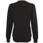 Build Your Brand Ladies Light Crewneck black