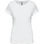Kariban T-shirt col rond manches courtes femme white